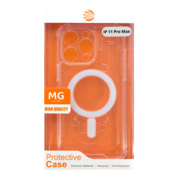 MG - Geschikt Voor - iPhone 11 Pro Max MagSafe Hoesje Transparant